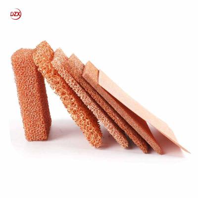 China Custom 99,9% Pure Copper Foam Porous Cu Foam 0,05-25 mm Voor geavanceerde batterijtoepassingen Te koop