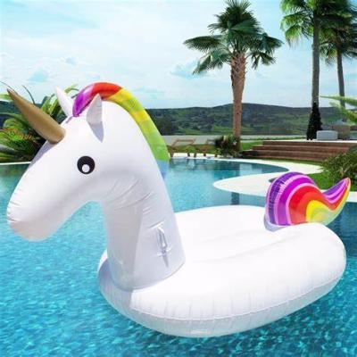 China High Quality Inflatable Water Float Rider Big Unicorn Pool Float PVC Water Entertainment Inflatable Water Float Unicorn Toys for sale