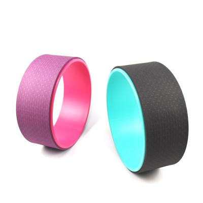 China Eco - Friendly Eco - Friendly Yoga Wheel Roller For Balance Forming Tape Yoga Wheel for sale