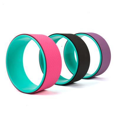 China High Density Fitness Eco-friendly ABS EVA Tape Yoga Wheel Set Manufacturer Eco-Friendly for sale