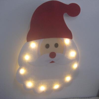 China Xmas Object Christmas Santa LED Light For Xmas Holiday New Year Party Decoration for sale