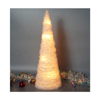 China home & Holiday Christmas Tree Decoration Led Cone Light PVC Cone With Led Light for sale