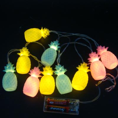 China Battery Operated LED String Light Holiday Novelty Pineapple String Light for Room Decoration for sale