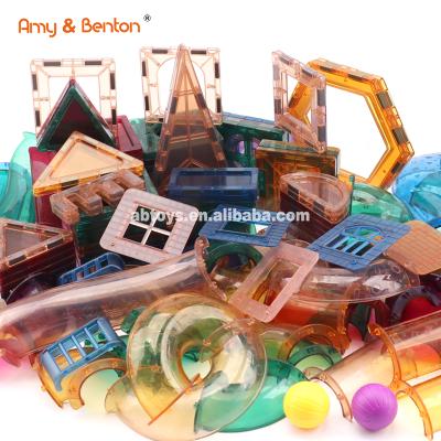 China Colorful Building Toy Window Track Magnetic Building Blocks Assemble Pipe Blocks Building Toys for sale