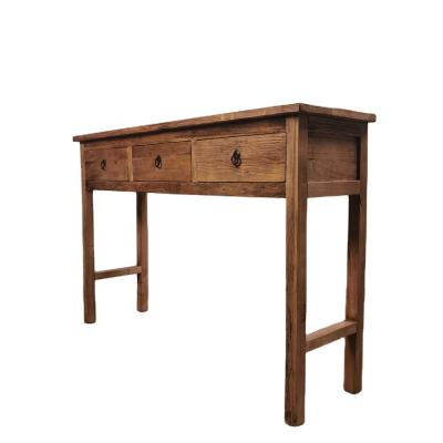 China (Other) living room natural reclaimed pine wood console adjustable color for sale