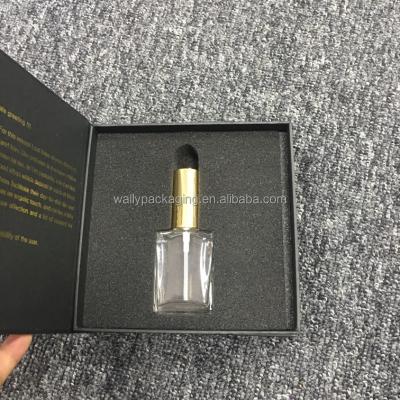 China Recycled Materials Bottle Perfume Glass Perfume Empty Bottles Custom Perfume Bottles magnetic gift box with foam insert for sale