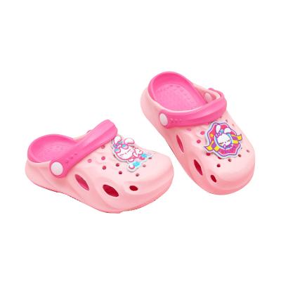 China New Arrival Fashionable New Arrival Baby Breathable Slippers Toddler Soft Cartoon Croc Boy And Girl Shoes Indoor Sandals For Kids Beach Clog Shoe for sale