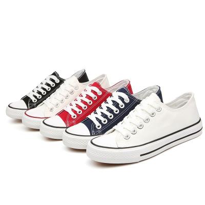 China Cushioning Fashionable New Korean Style Student Sports Soft Canvas Shoes Shape Board Single Casual Shoes for sale