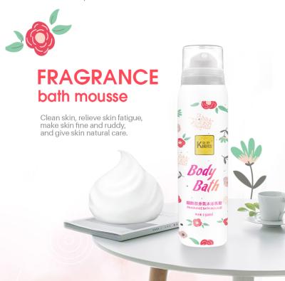 China Antibacterial Cream Whip Body Wash Foaming Calming Smooth White for sale