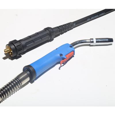 China 25AK Trafimet Blue Handle Brass Material MIG Type Trafimet Welding Torch for sale