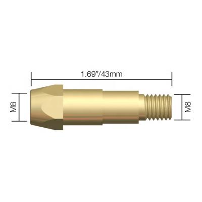 China Binzel 40KD MIG Torch Binzel 40KD MIG Torch Accessories Brass Tip Holder for sale