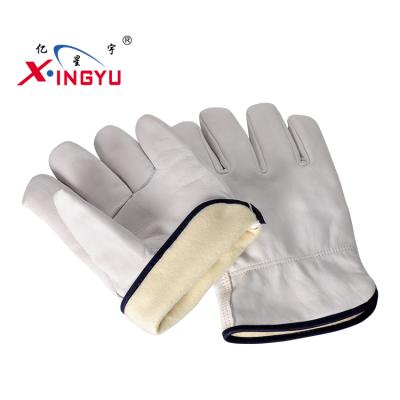 China Working Protection RS SAFETY Leather Welding Working Glove In Heat Resistant Welding Gloves And Glove for sale