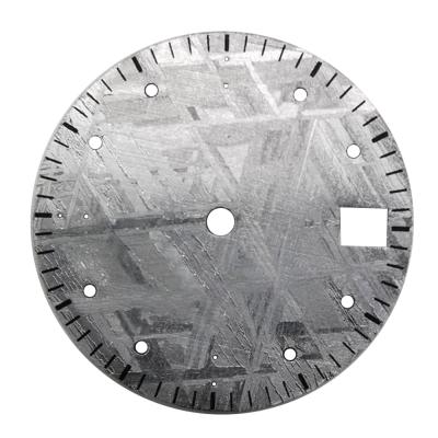 China Custom Stainless Steel 0.40mm Thickness Muonionalusta Meteorite Watch Natural Dial for sale