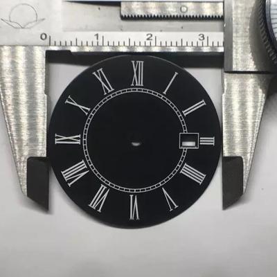 China Stainless Steel Custom nh35 Printing Your Brand Logo 31mm Watch Face Custom for sale