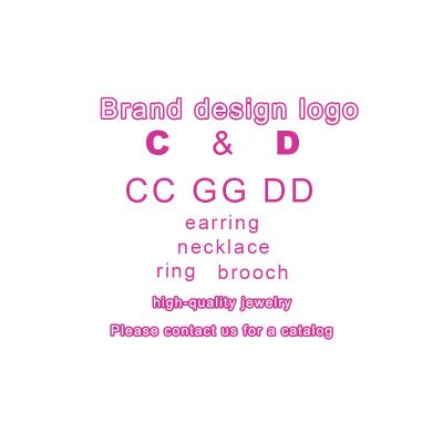 China TRENDY designer Jewelry di*or earrings brand handmade jewelry Letter Channel bracelet designer original brooch cc earrings for sale