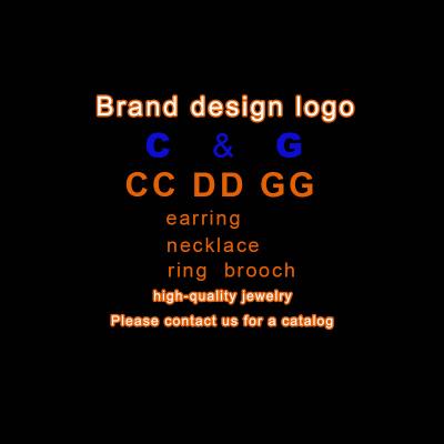 China TRENDY gg dd earrings di*or earrings brand handmade jewelry Letter Channel bracelet designer original Brooch cc earrings for sale