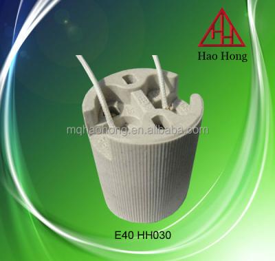 China Ceramic Thread HAOHONG E40 HH030 Light Fitting / e40 Socket for sale