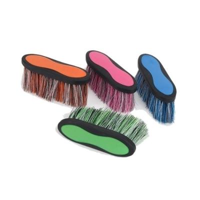 China PP+TPE WHOLESALE GROOMG LARGE HORSE HAIR PET SOFTTOUCH STYLISH CLEANING BRUSH for sale