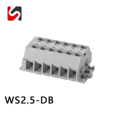 China SHANYE BRAND WS2.5-DB phoenix terminal block feed through on off switch hot sale for sale