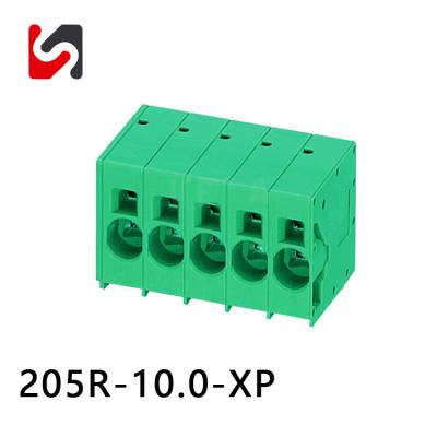 China 205R-10.0 10.0mm Pitch Phoenix 70Amp Connector Wire Terminal Block for sale