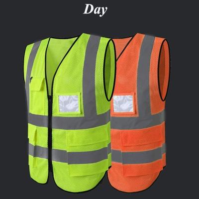 China High Visibility Reflectivos Hi Vis Reflector Reflective Security Safety Vest With Reflective Tapes Road Uniform for sale