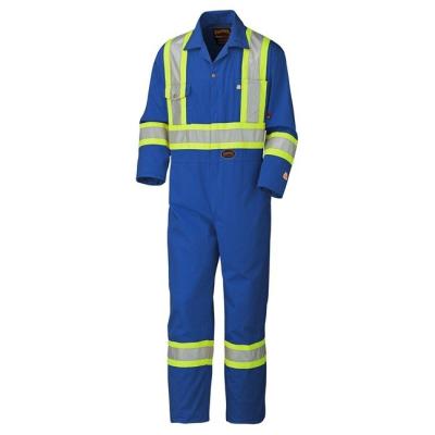 China Wholesale Reflective Uniforms Firefighter Coverall Clothing Fire Proof Uniform Fire Retardant Reflective Tape for sale