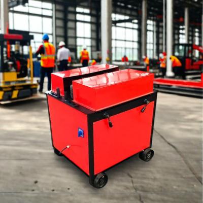 China Portable Structural Cleaning Steel Tube Rust Removing Machine Metal Polishing Equipment for sale