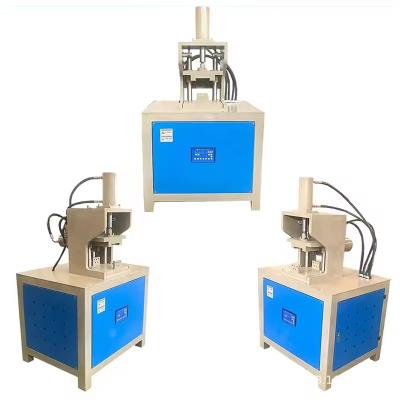 China Hotels Lanqiao Hydraulic semi-automatic pipe notcher 45 degree 90 degree Metal Angle Cutting Machine square pipe notching machine for sale