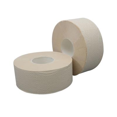 China Customized Bamboo Tissue Paper 4 Layers Water Soluble Virgin Wood Pulp Paper Or Bamboo Pulp Large Toilet Paper Roll for sale