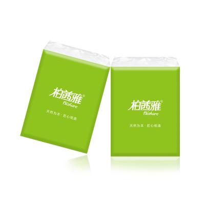 China Wholesale Small Quantity 4 Ply Pocket Facial Tissues Soft Packet Facial Tissue Can Be Logo Designer Pocket Tissues Customized for sale