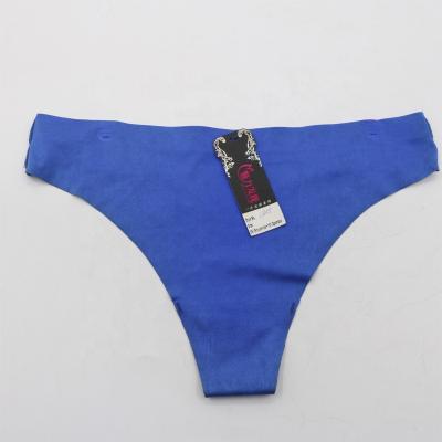 China Binfen Antibacterial Customized Solid Color High Quality Thongs Sexy Women's Panties for sale