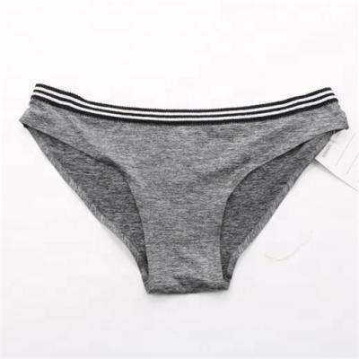 China High Quality Dark Gray Girls Seamless Panties Antibacterial for sale