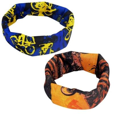 China Rise Custom Exquisite Printing Motorcycling Fashion Headband Neck Guard Scarf Turban Riding Face Mask for sale