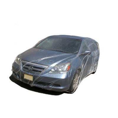 China Special Customized Hot Sale Dust Proof Disposable Plastic Car Cover for sale