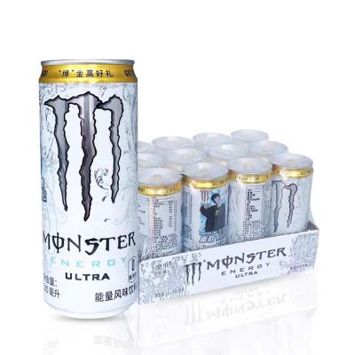 China Natural Hot Sale Taurine Vitamin Sports Drink 330ml Monster Energy Drinks for sale