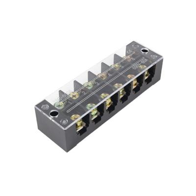 China KEERTE 660V 60A TBC-606 High Quality Screw Terminal Block Copper Plastic Electrical Fixed Terminal Blocks for sale