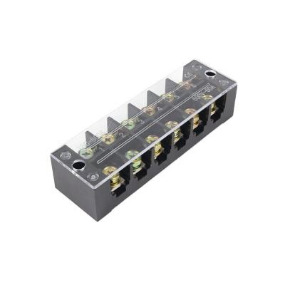 China KEERTE Best Selling 660V 60A TBC-6012 Plastic Fixed Screw Terminal Blocks Copper Terminal Blocks for sale