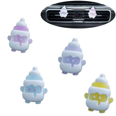 China Creative Lovely Car Air Freshener Mouth Perfume Bottle Aromatherapy Car Decoration Car Interio Cute Pink Tender Mouth Air Conditioning for sale