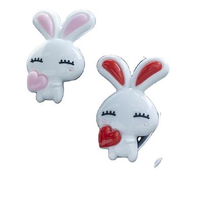 China Creative High Gloss Hugging Pendant Interior Car Accessories Rabbit Car Interior Aromatherapy Car Air Conditioning Mouth Fragrance Cute Mouth Air Conditioner for sale