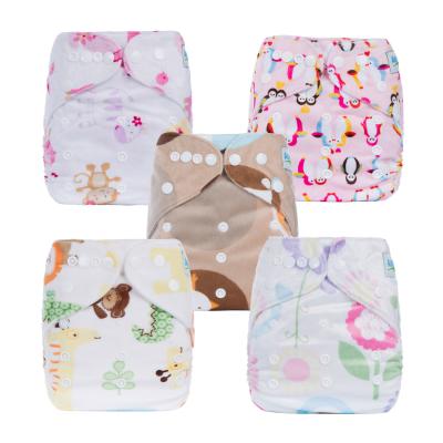 China AnAnBaby Baby Cloth Printed Promotional Wholesale Cheap Reusable Diapers for sale