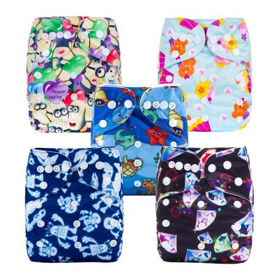 China Wholesale Printed Baby Washable Reusable Cheap Diapers In Balls for sale