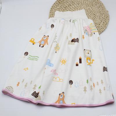 China Baby Urine Printed Reusable Washable Skirt or Changing Skirt for sale