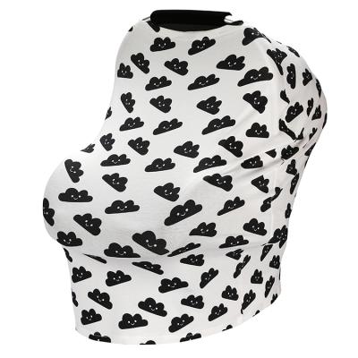 China Soft Warm Breathable Stretch Soft Cotton Baby Car Seat Covers for sale