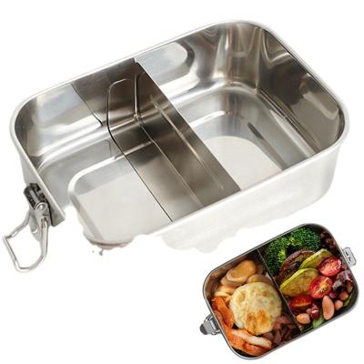 China Freshness Preservation Factory Price Directly Supply 304 Stainless Steel Insulated Outdoor Lunch Box Compartmenttiffin Box for sale