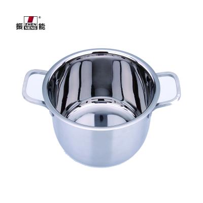 China Sustainable 5 Liter Stainless Steel Upright Soup Pot Cooking Pot for sale