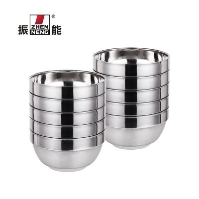 China Wholesale Sustainable Tableware Stainless Steel Metal Food Bowl Food Storage Bowl 11.5cm for sale