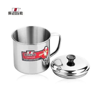 China Sustainable 7cm Metal Stainless Steel Travel Coffee Camping Mug for sale