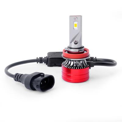 China Waterproof IP67 car led headlight F5 H11 9005 9006 H1 H7 H4 with import 3570 LED chip universal for sale