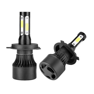 China Auto Lighting System S2 4 Sides H4 H13 9004 9007 LED Headlight For Cars Led Bulb Universal for sale