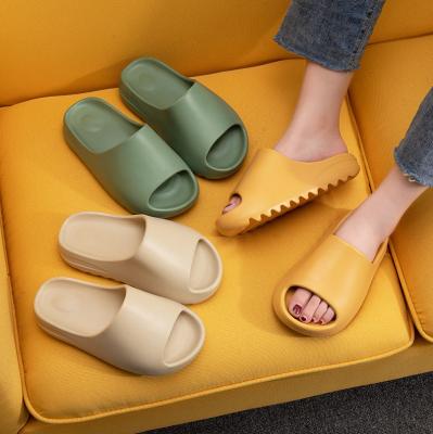 China Other Drop Shipping Summer Solid Color Kids Women Men Yezzy Outdoor Slide Slippers for sale